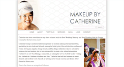 Desktop Screenshot of makeupbycatherine.com